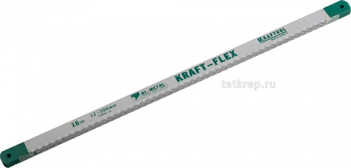 Полотно для ножовки по металлу, 18TPI, Bi-Metall, KRAFTOOL (ШТУЧНО)