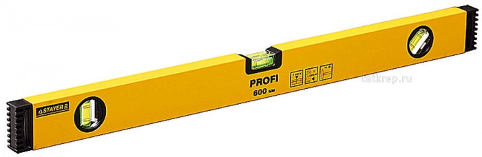 Уровень STAYER PROFI коробчатый, 150см, усиленный, противоударный