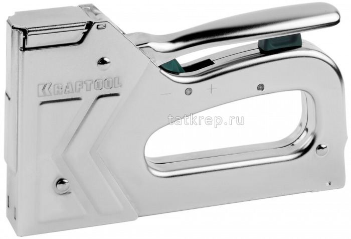 Степлер мебельный тип140 6-14мм (зеленая) KRAFTOOL (тип300 до16мм)