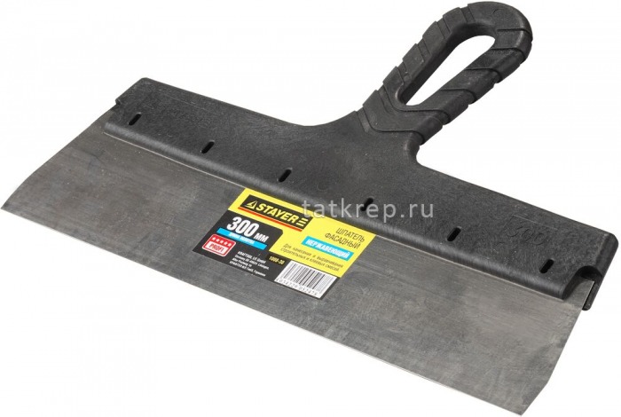 Шпатель STAYER PROFESSIONAL, 300мм, нерж, с пластм ручкой