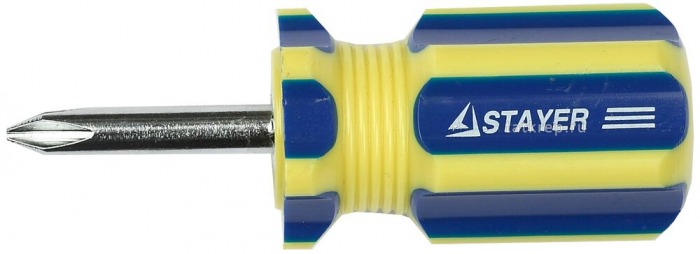 Отвертка STAYER MASTER МИНИ 2-в-1, бочка, PH №2 /SL 6мм, 32мм