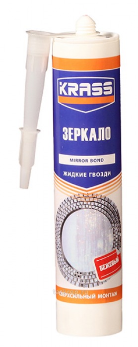 Жидкие гвозди для ЗЕРКАЛ, туба 300г KRASS