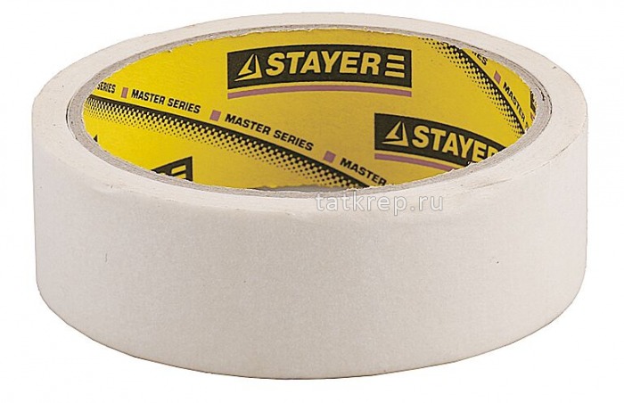 Лента малярная креповая, 19мм х 25м, STAYER MASTER