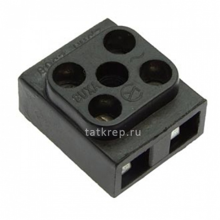 Клемная колодка СОВ-2,5-006-02 2х2,5 (черная 2-х)