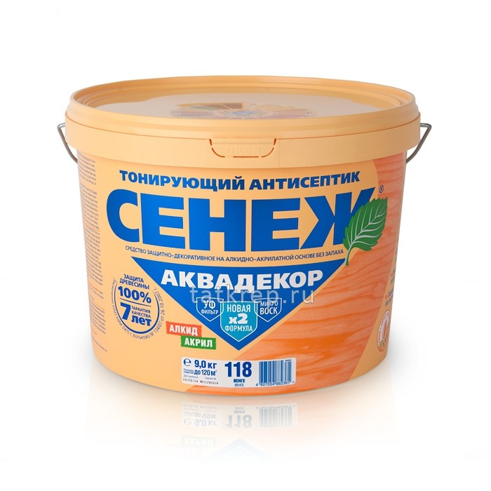 Сенеж Аквадекор Х2-118 (венге) 0,9кг