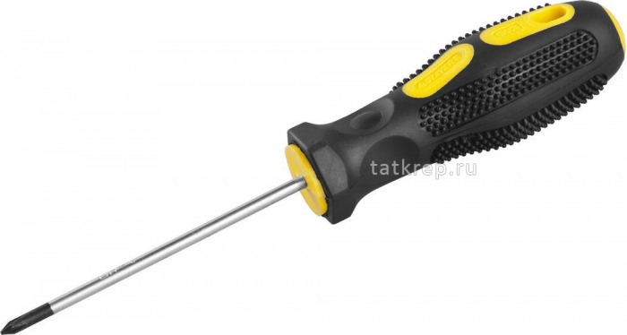 Отвертка STAYER ТECHNO, Cr-V, PH1-100мм
