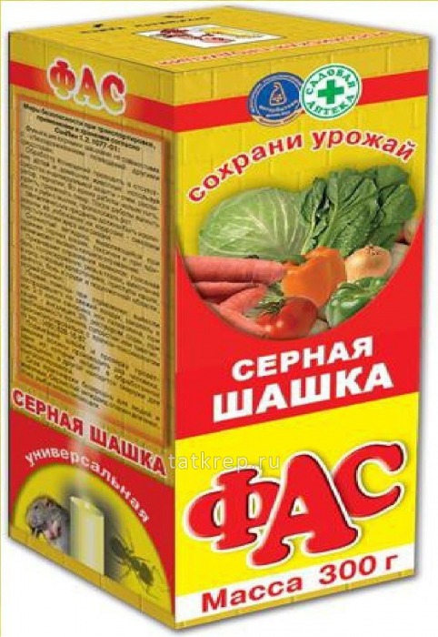 Серная шашка ФАС Универс.(для погр.,тепл) 300гр