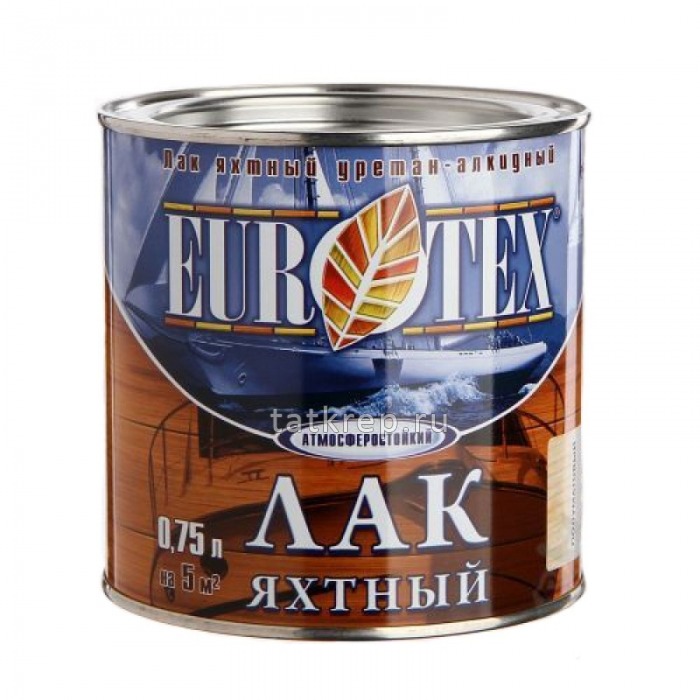 Лак яхтный EUROTEX глянцевый 0,75 л
