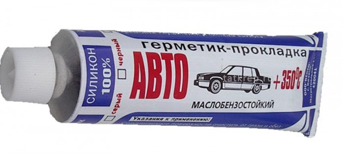 Герметик-прокладка АВТО белый силикон 60гр.
