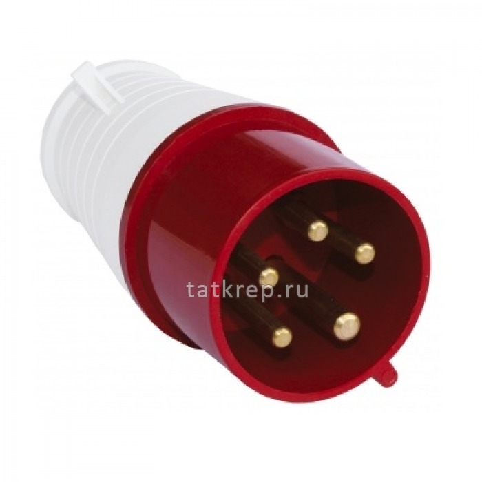 Вилка эл. каб. 32А 3P+PE+N 380В IP44 ССИ-025 ИЭК PSR02-032-5