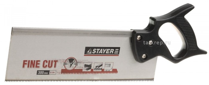 Пила STAYER для стусла, закаленный зуб, 300мм