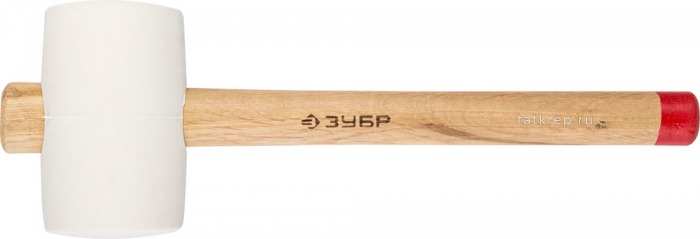 Киянка резиновая белая, с деревянной рукояткой, 0,34кг STAYER / ЗУБР