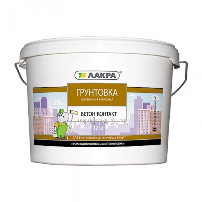 Бетоноконтакт ЛАКРА 12кг (для наружн. и внурт.работ)