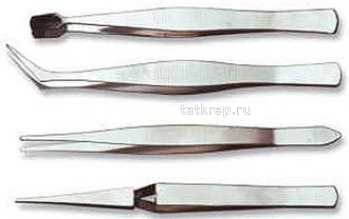 Набор пинцетов технических 4пр.