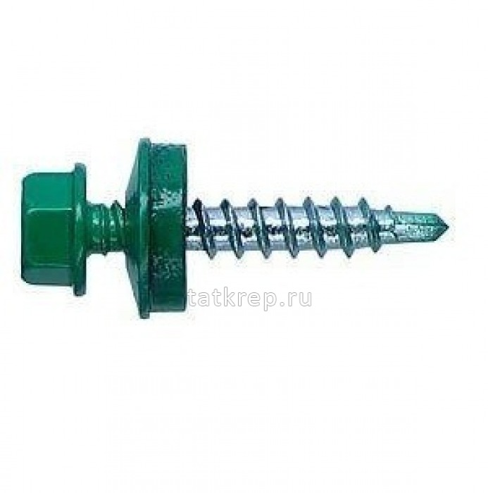 Саморезы 4,8х35 кров., сверло, морская волна 5021 (ф10)