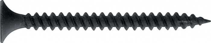 Саморезы 4,8х102 ГКЛ частая резьба, оксид (ф1)